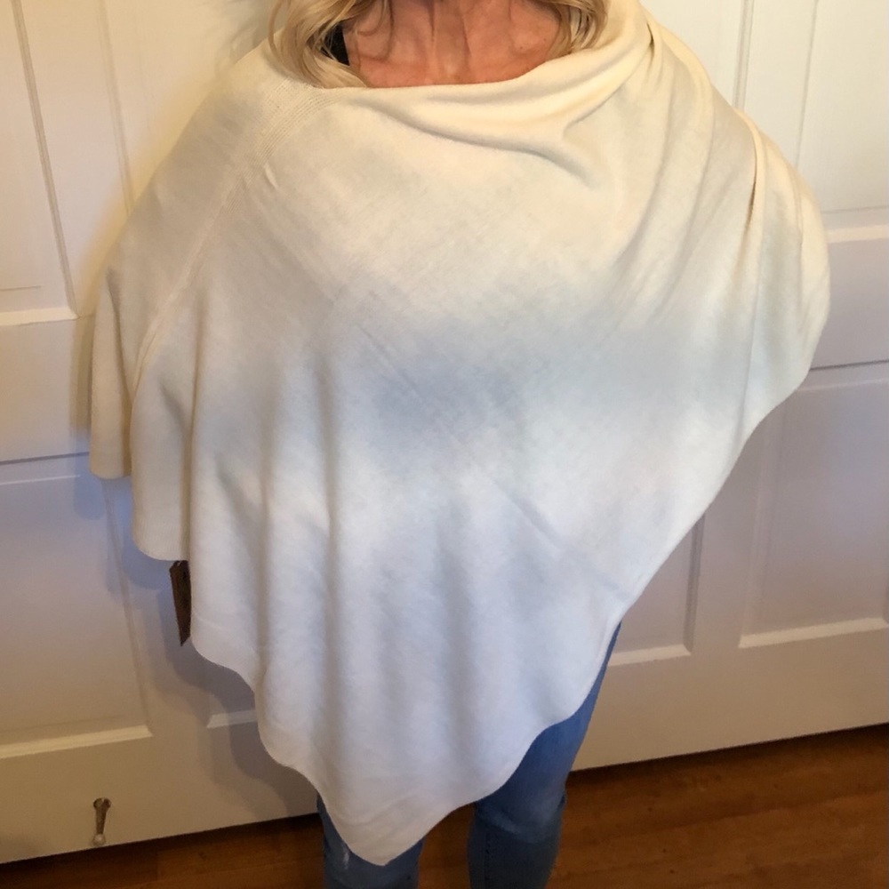 Cream shawl (can wear 5 ways)